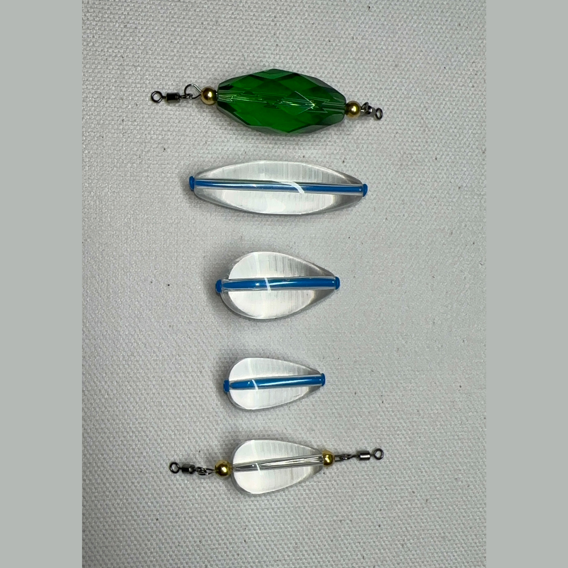 玻璃防缠绕沉水速沉通心路亚飞蝇钩查理微物高颜值网红钓鱼装备