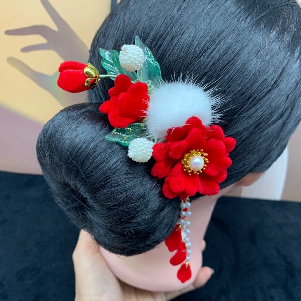 【红红火火系列】红色新年发饰 古风饰品 汉服配饰喜庆发簪