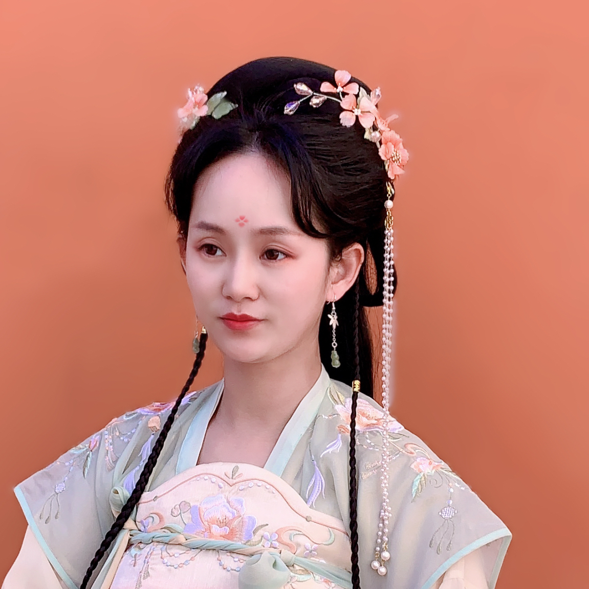 豆蔻梢头舞服配饰 汉服饰品 古风配饰头饰古典中国风