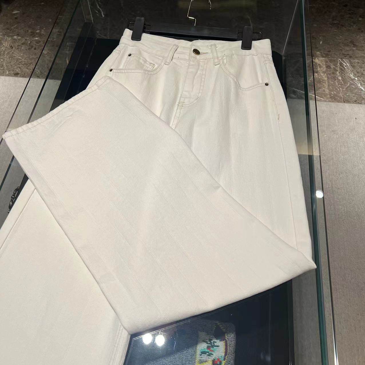 老钱风百搭时尚牛仔裤