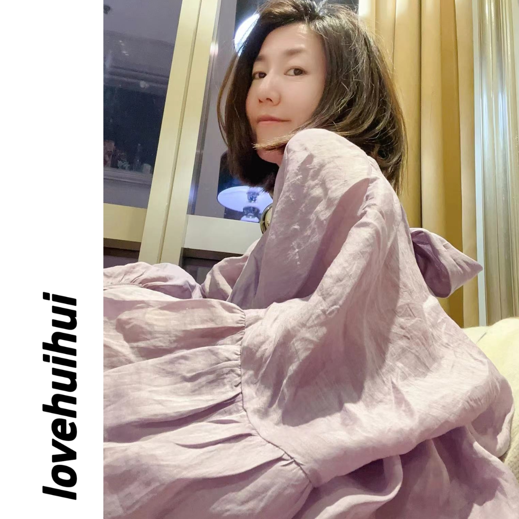 lovehuihui《万物复苏·春风浪漫时》蝴蝶结装饰上衣