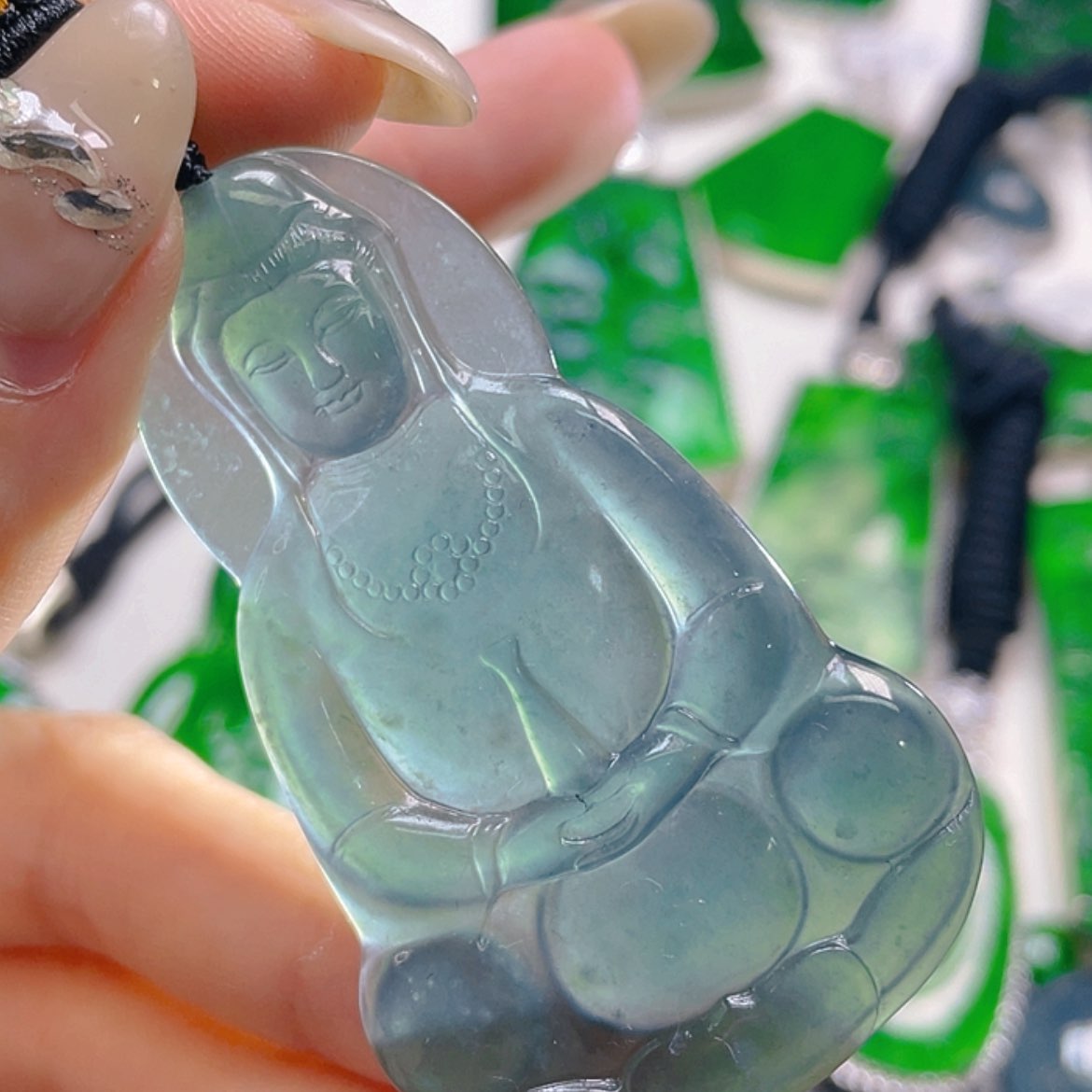 【闪购商品】翡翠颈饰未镶嵌97