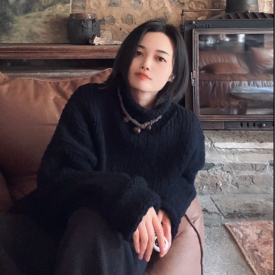 素年未央 SN99羊羊家  文艺宽松慵懒开衫毛衣