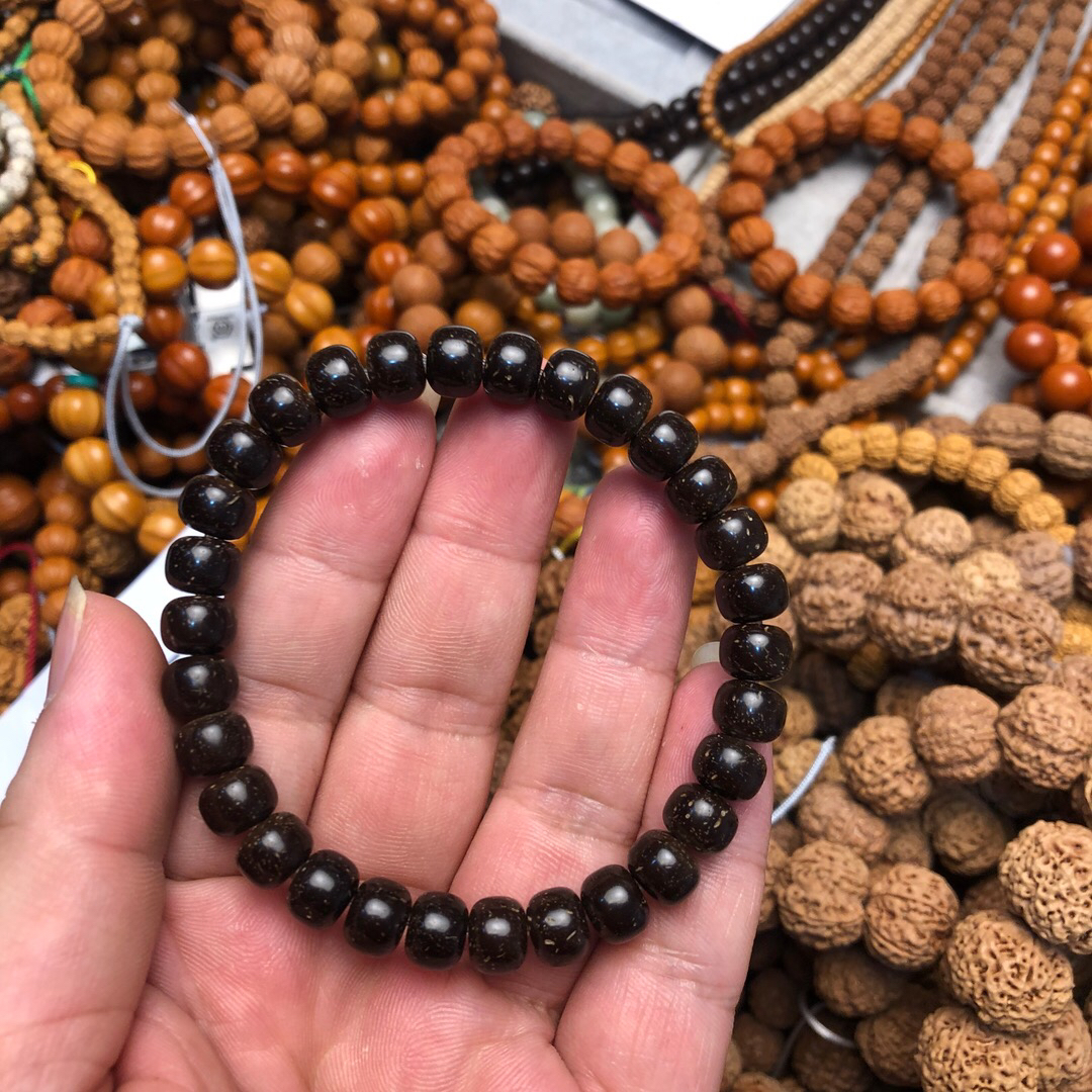 （原生态椰蒂老型小单圈）手串椰蒂精品文玩手串单圈男女款