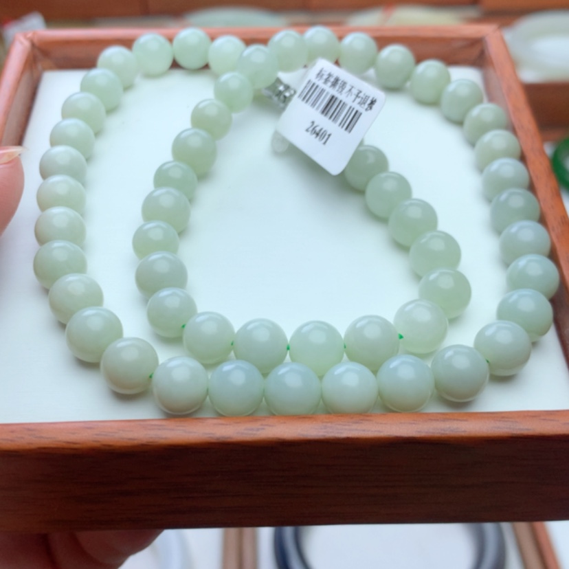 【闪购商品】和田玉项链未镶嵌8m m