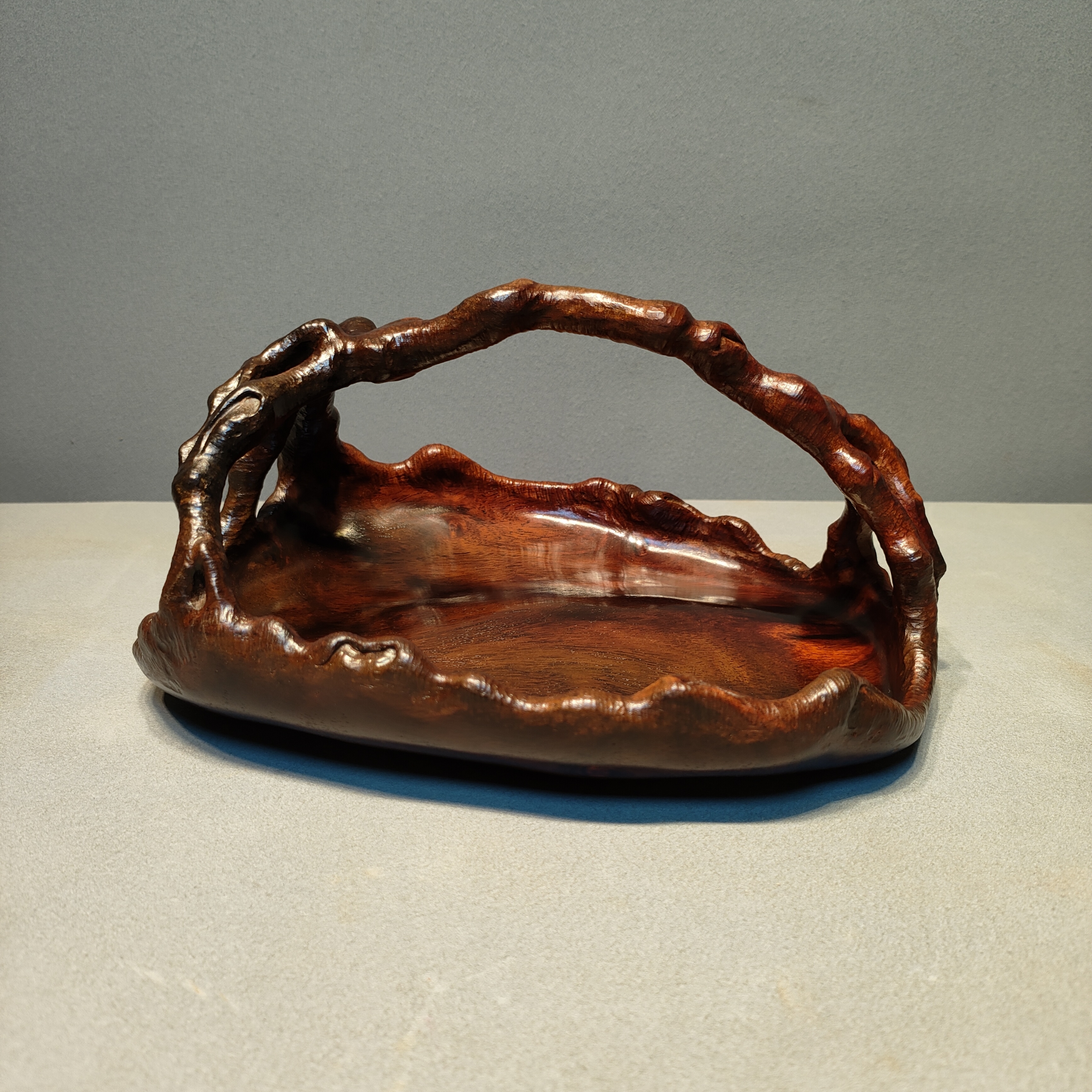 老挝大红酸枝，果篮