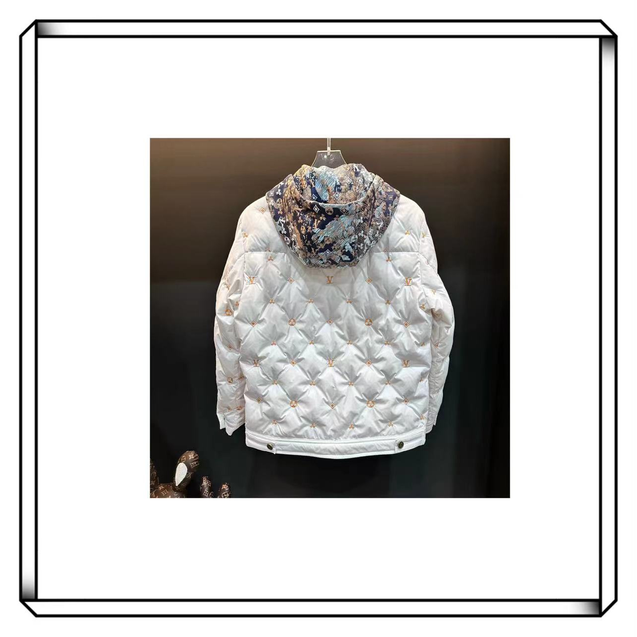 【晖 XU-17】【25年新款】新国标90假两件连帽老钱风羽绒服男女同款