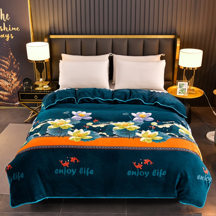 冬季加厚保暖牛奶绒双面绒加绒被套单人双人学生宿舍床上单件被罩