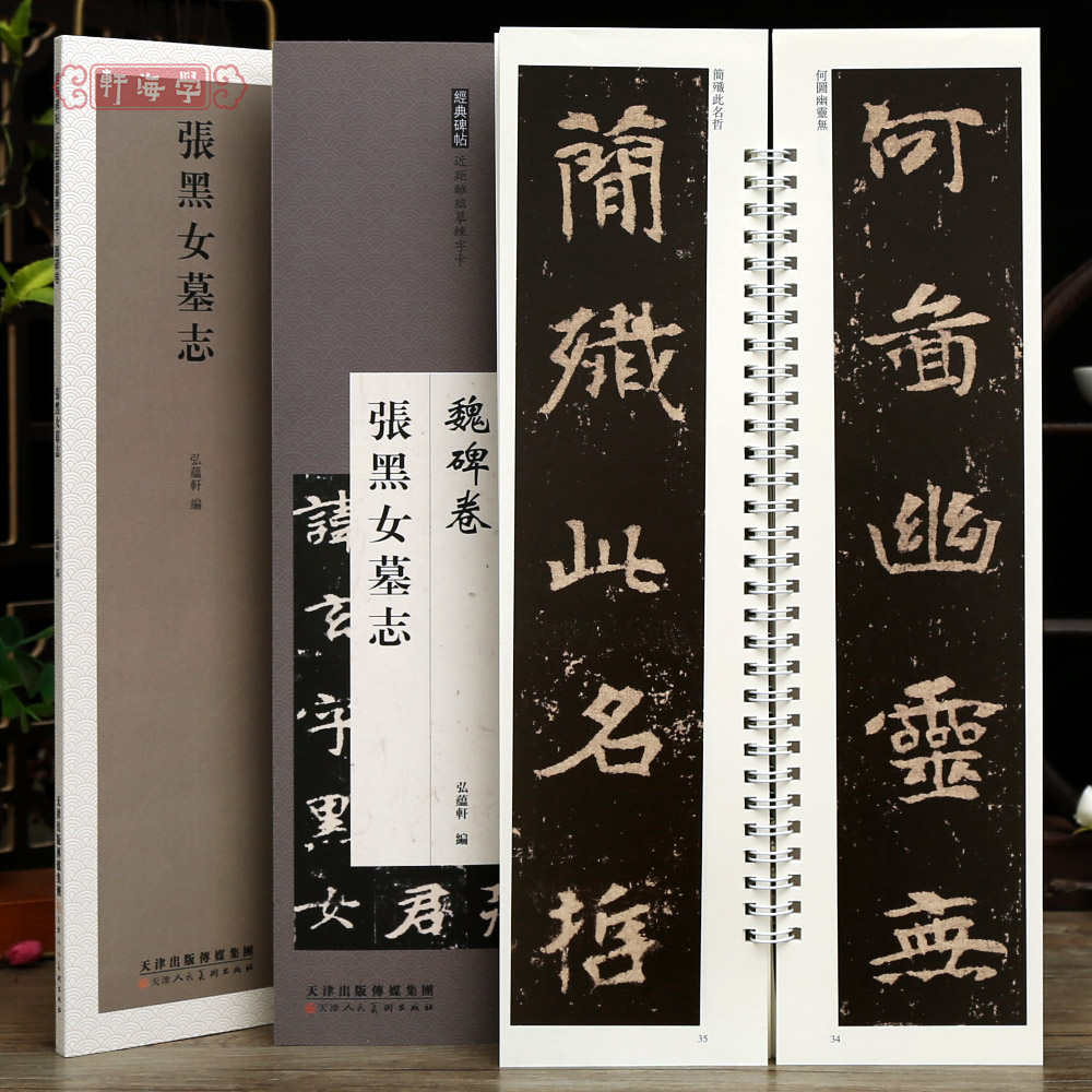 张黑女墓志近距离临摹练字卡魏碑卷原色原帖繁体旁注魏碑张玄楷书