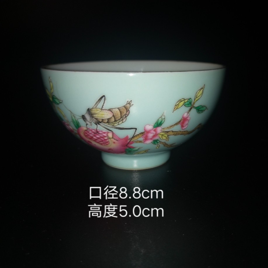 古月轩珐琅彩工笔仿宋花卉草虫画