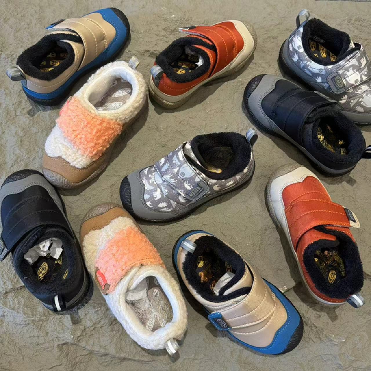 低帮儿童户外加绒雪地靴 女童男童防滑加厚小童保暖冬鞋宝宝鞋