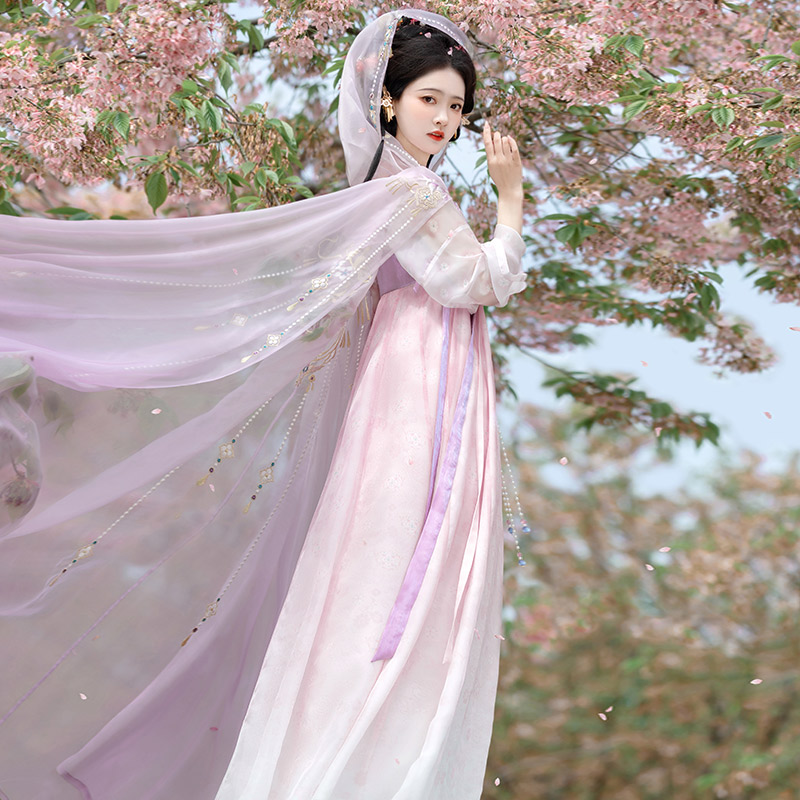 重回汉唐 亭亭16破交窬裙 原创正品汉服