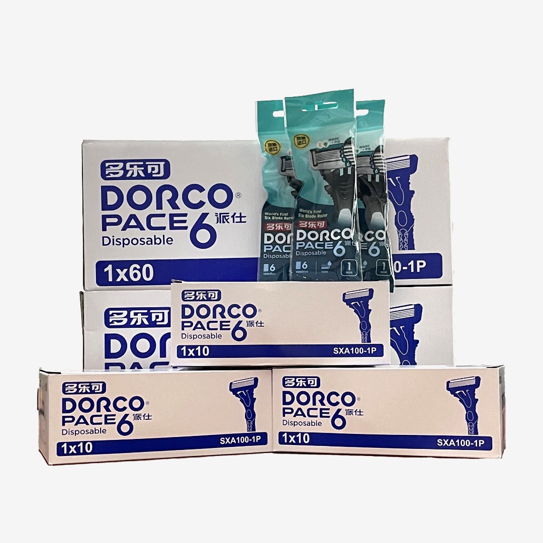 DORCO/多乐可多乐可六层刀片手动剃须刀独立包装携带方便套装