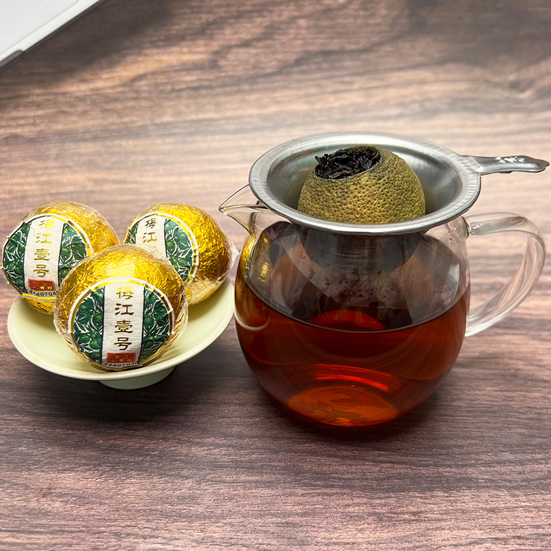 青柑王3颗试喝装小青柑，加0.1元，可再得1个观山杯和1个茶漏