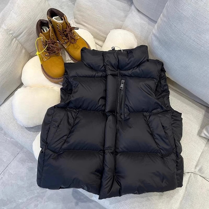 儿童中大童棉马甲2024新款秋冬季男童女童背心外穿宝宝婴儿马甲洋