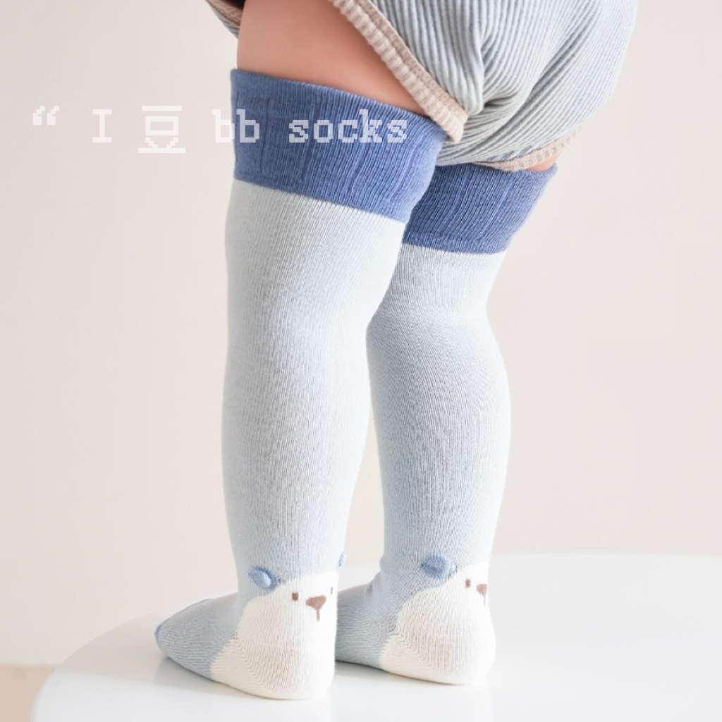 2009婴儿长筒秋冬季棉袜宝宝长袜过膝不勒脚春秋新生袜子婴幼儿