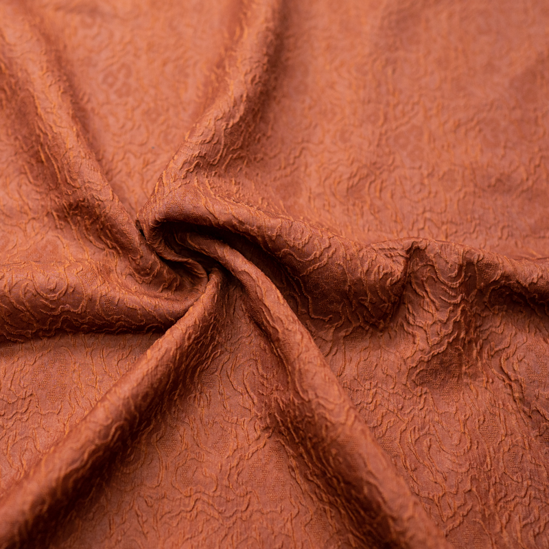 YZ燕子四号【重段红云纱】2025新款 中国风 新中式 香云纱面料