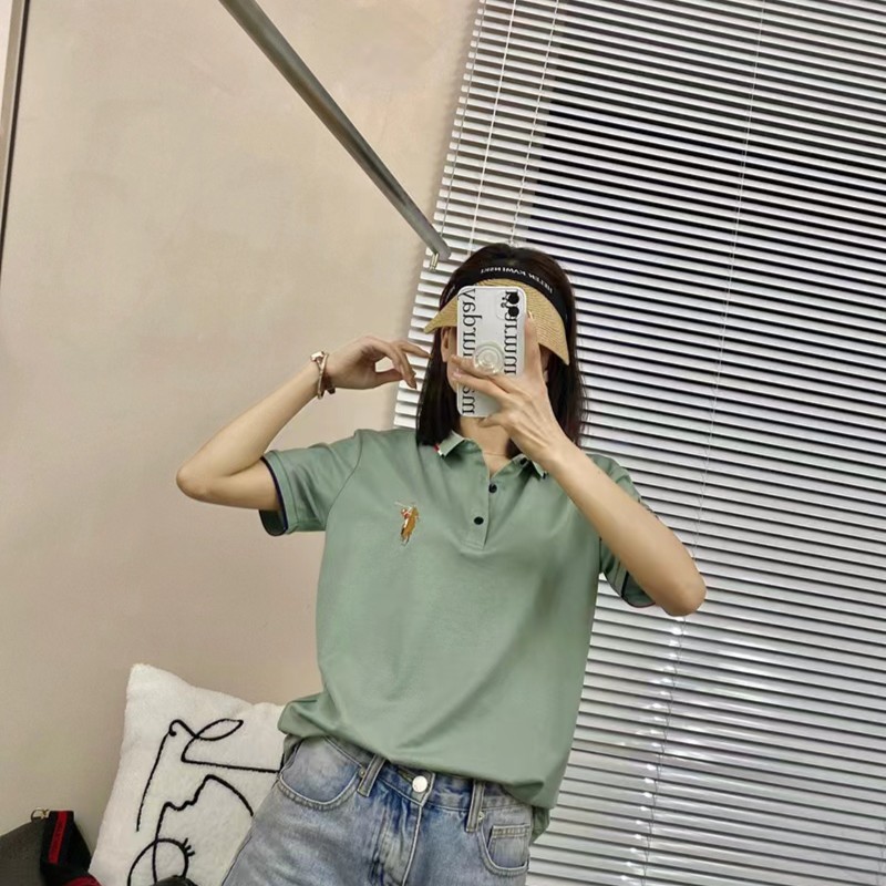 WHPOLOPORTS男女同款小彩标撞色polo衫20042