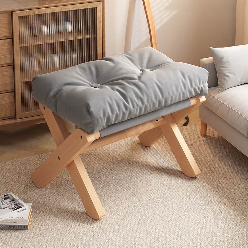 【小扬哥甄选】脚凳脚踏放腿沙发凳实木垫脚凳子办公室工位踩脚翘