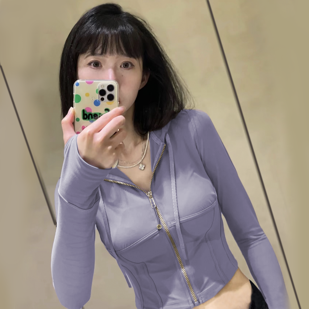 绝绝紫原单夏季立领小蛮腰鱼骨防晒运动夹克 2966