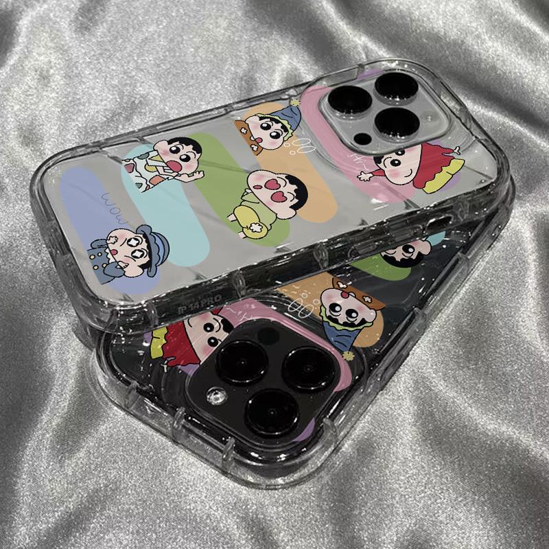 搞怪蜡笔小新iphone15/14手机壳13/12/11/xs/8/7保护学生简约动感