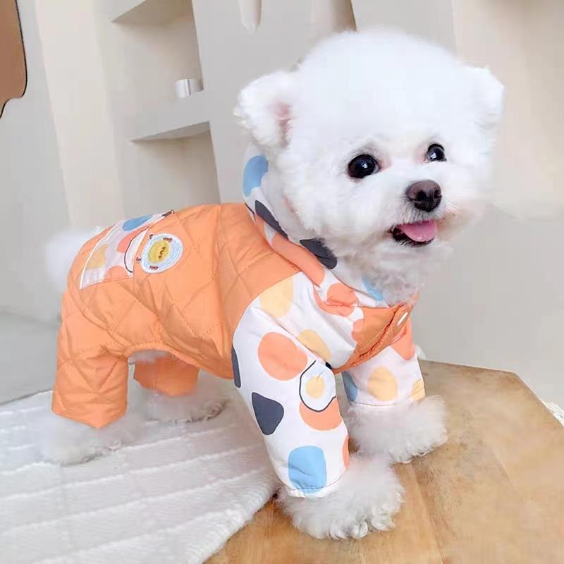 新疆包邮狗狗通用衣服秋冬雪纳瑞泰迪比熊中小型犬猫咪保暖棉服宠