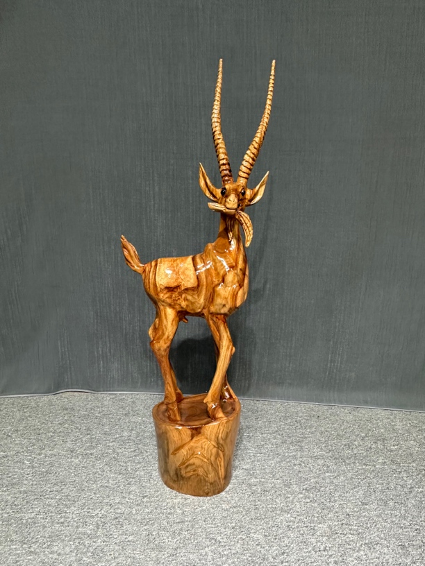 #香樟木领头羊#根雕木雕#工艺品#实木摆件#无拼接#十二生肖