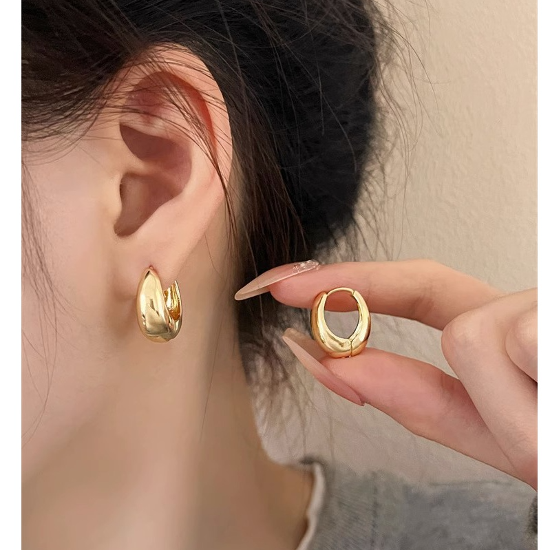 法式复古金属耳环女时尚个性冷淡风耳饰2024新款潮小众耳饰
