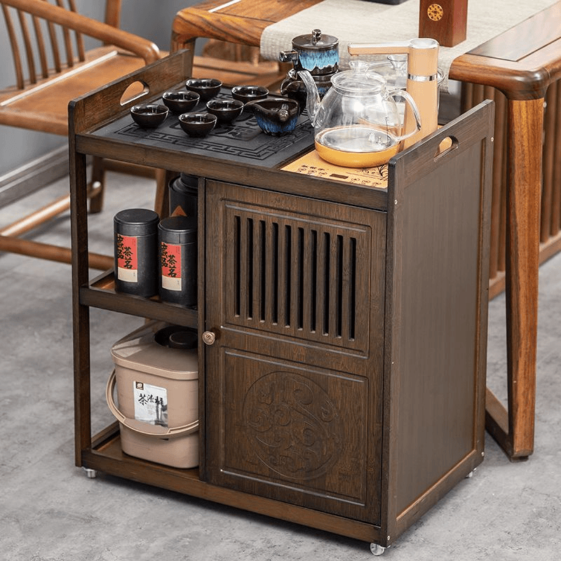 【粉团专属】移动茶台小茶桌家用中式茶水柜茶功夫茶具套装烧水一体