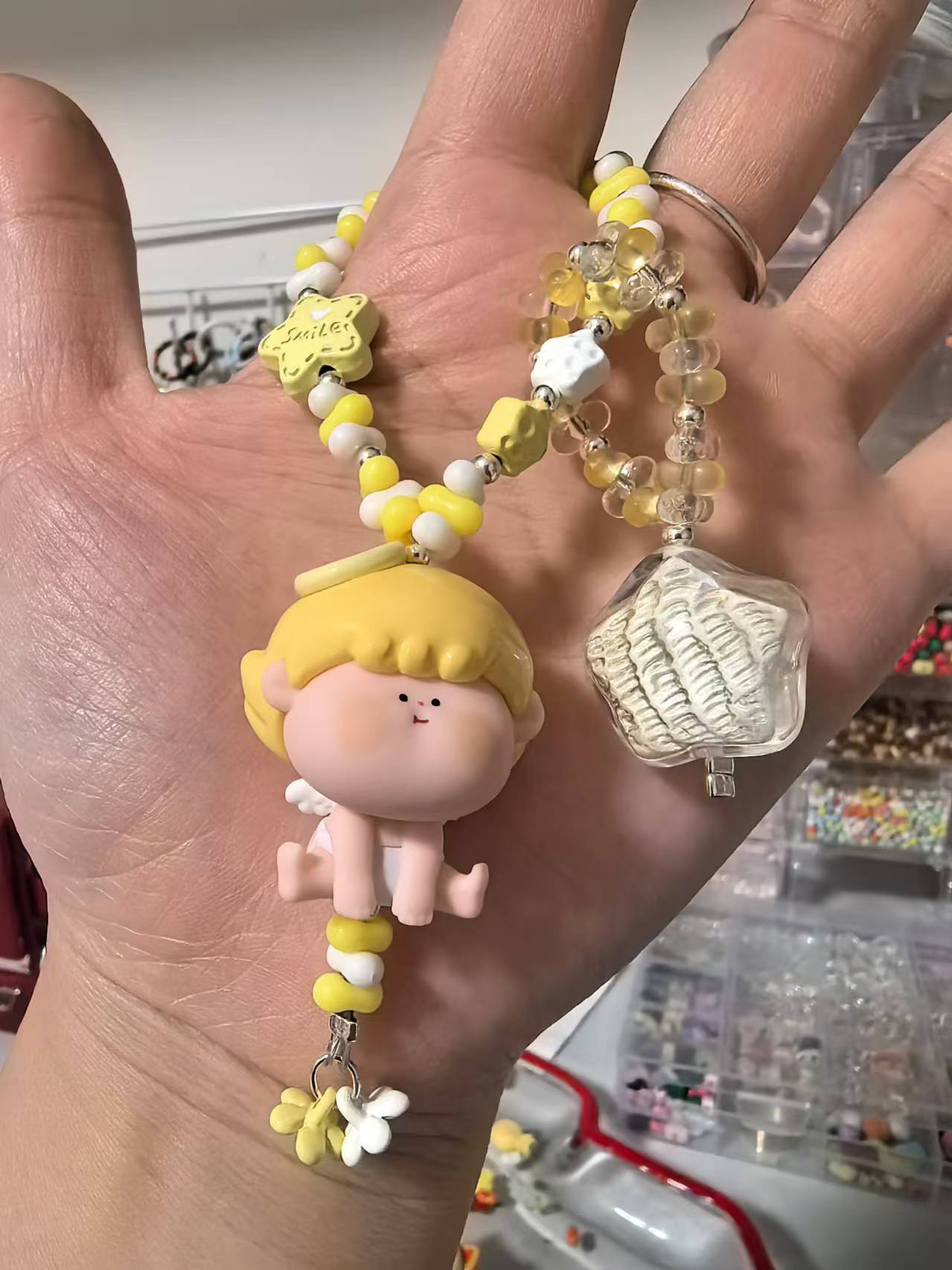 【可以直接拍 非偏1单飞偏远两单飞】阿玛莉莉丝天使滴溜款手机链