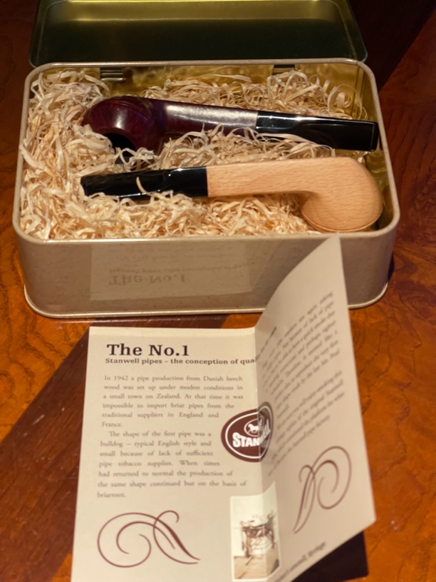 全新史丹威建厂首支纪念款套斗stanwell烟斗