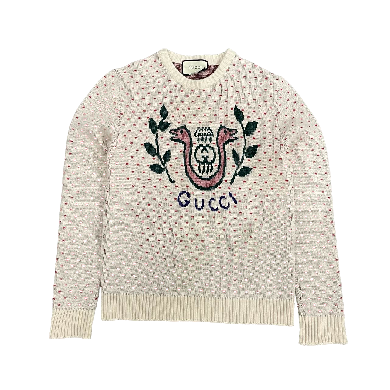 Gucci 古驰 波点 双G 针织毛衣 99新 Xs码