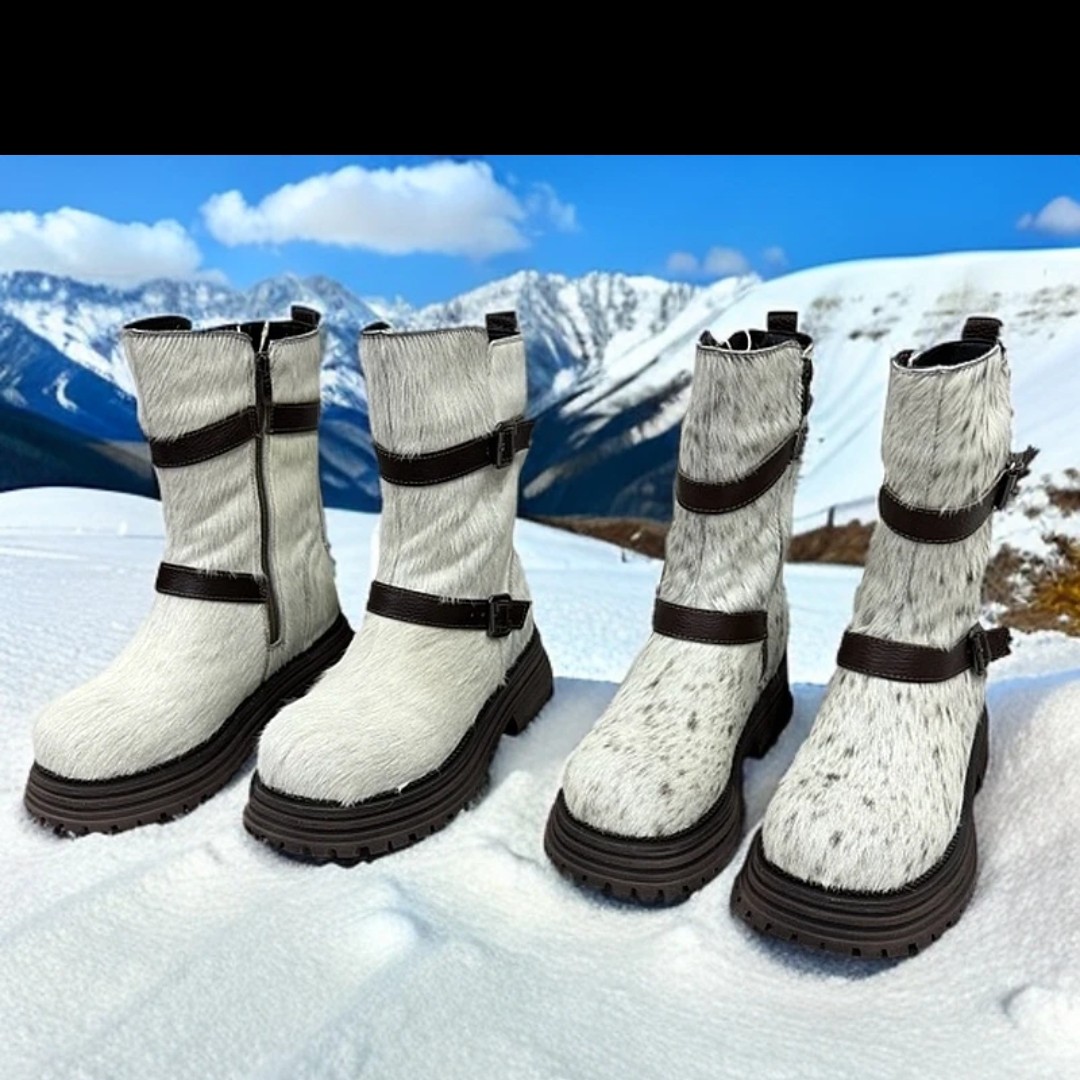 反季清仓女士时尚保暖防滑洋气马丁靴