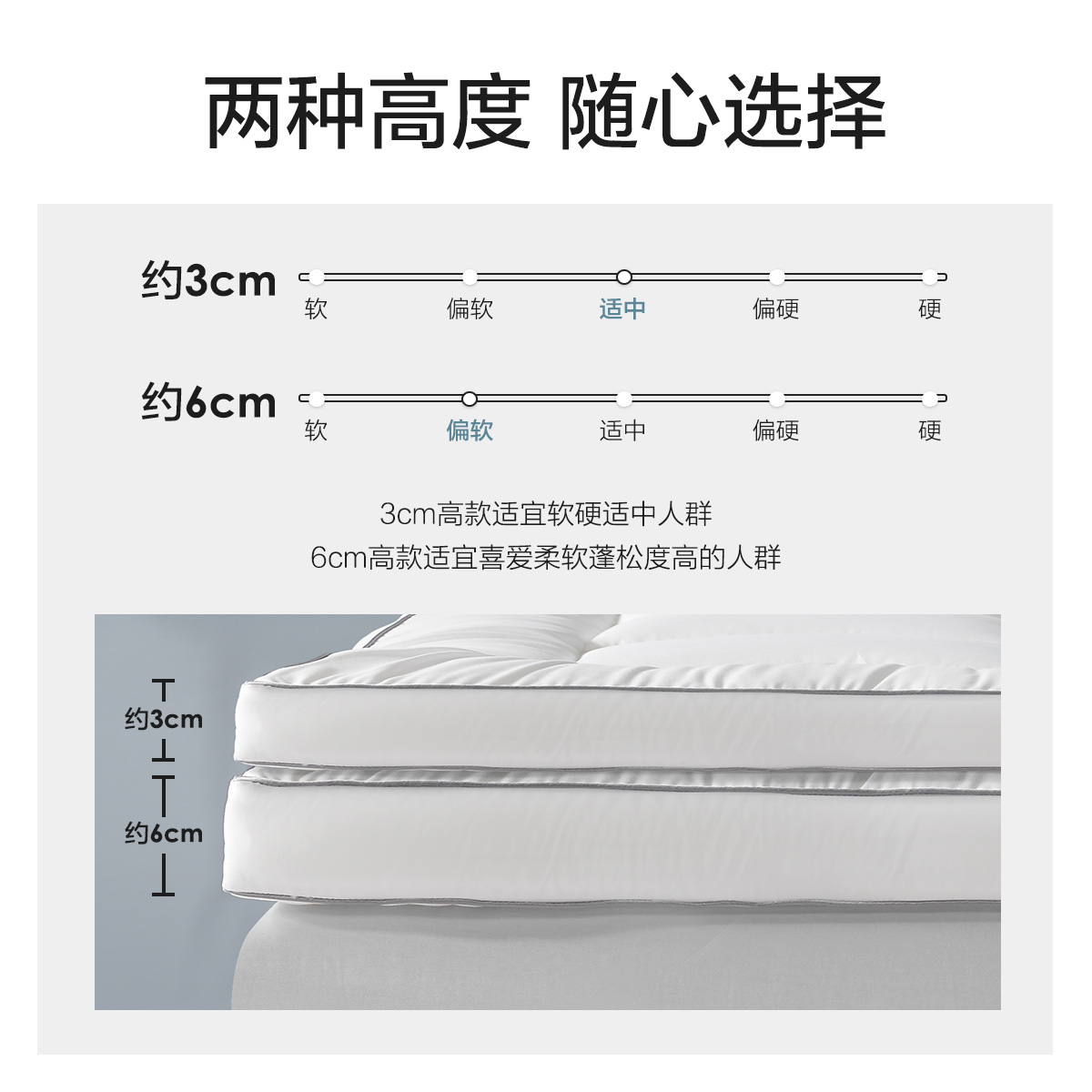 水星透气榻榻米软抗菌学生宿舍防滑床垫柔软开学好物开学季严选