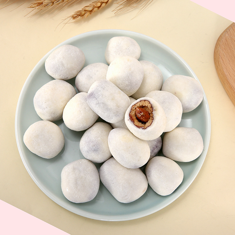 奶香浓郁巴旦木奶枣杏仁夹心红枣休闲零食独立包装奶酪枣美味解馋