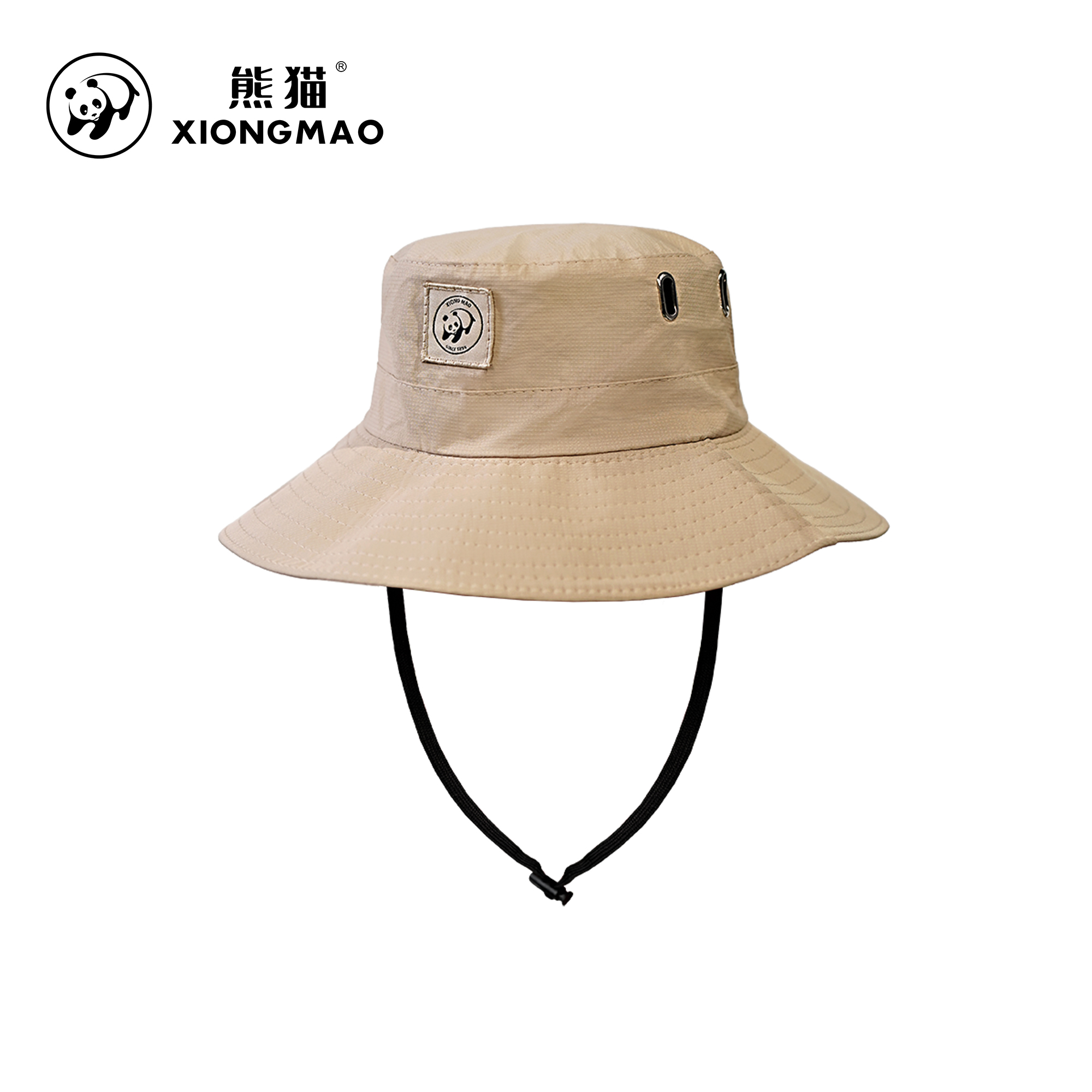 【冲锋衣】熊猫渔夫帽2024春夏新款男女夏季遮阳登山帽174SP19605 