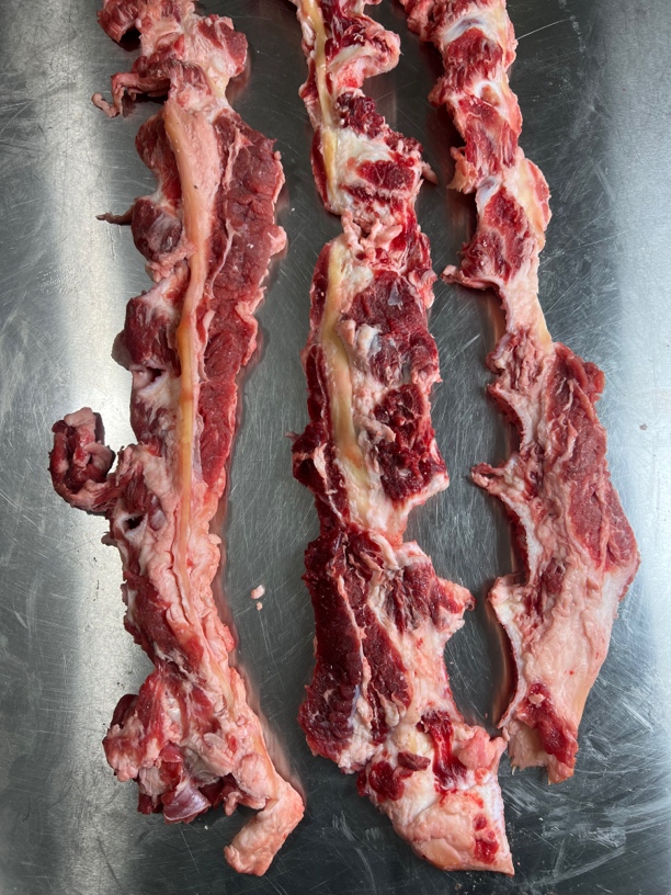 霸王鞭公牛脊骨边（脆骨，板筋）牛骨头