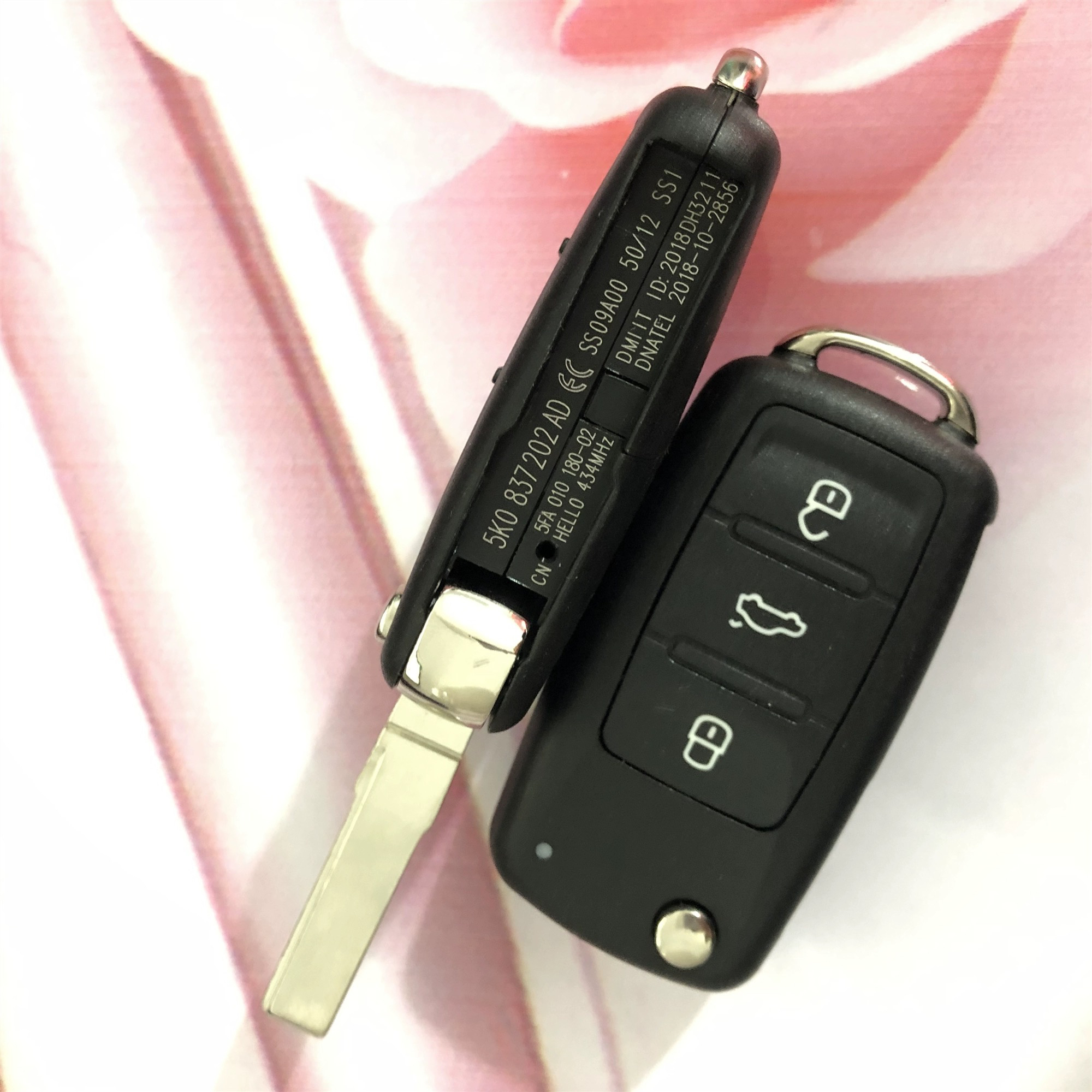 大众折叠钥匙原装正品原厂遥控ad款车钥匙原装遥控器汽车钥匙品牌