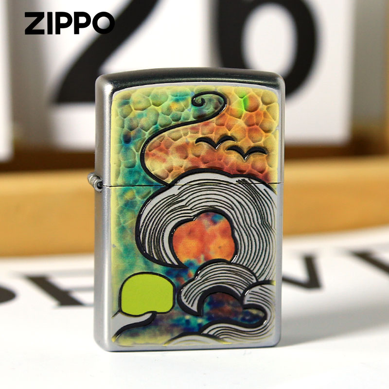 ZIPPO/之宝打火机沧海原装正版防风国潮煤油男士复古送礼DY8702BJ