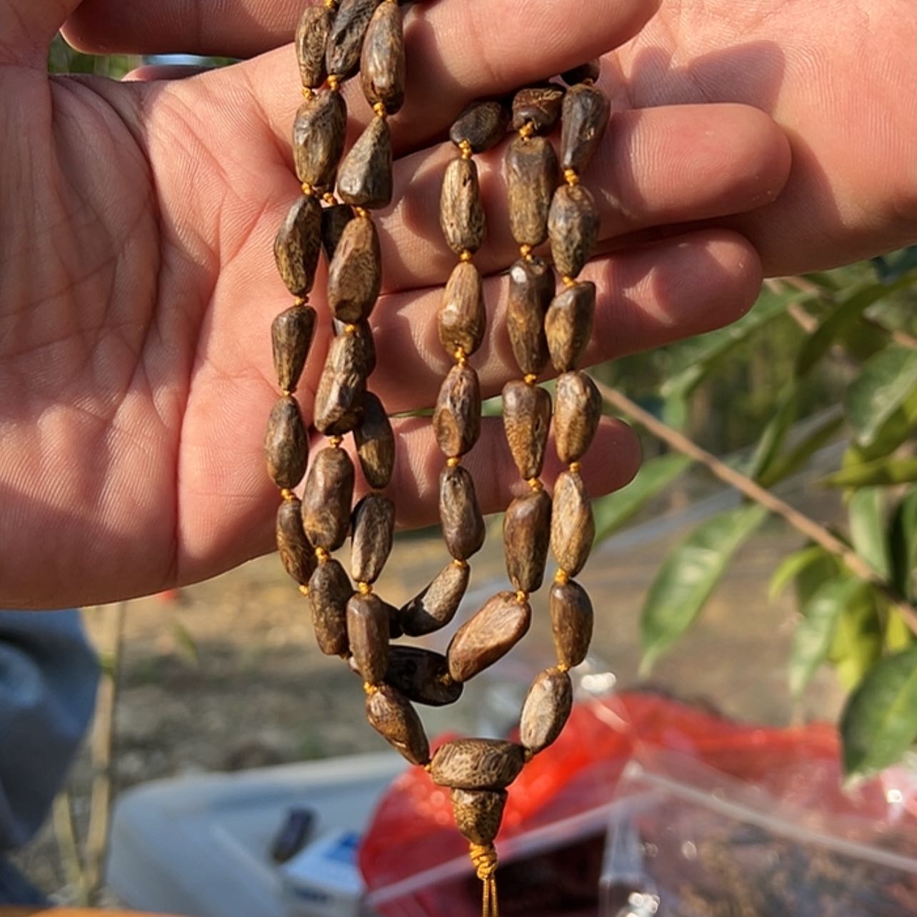 【闪购商品】沉香手串白棋沉水0.8/24