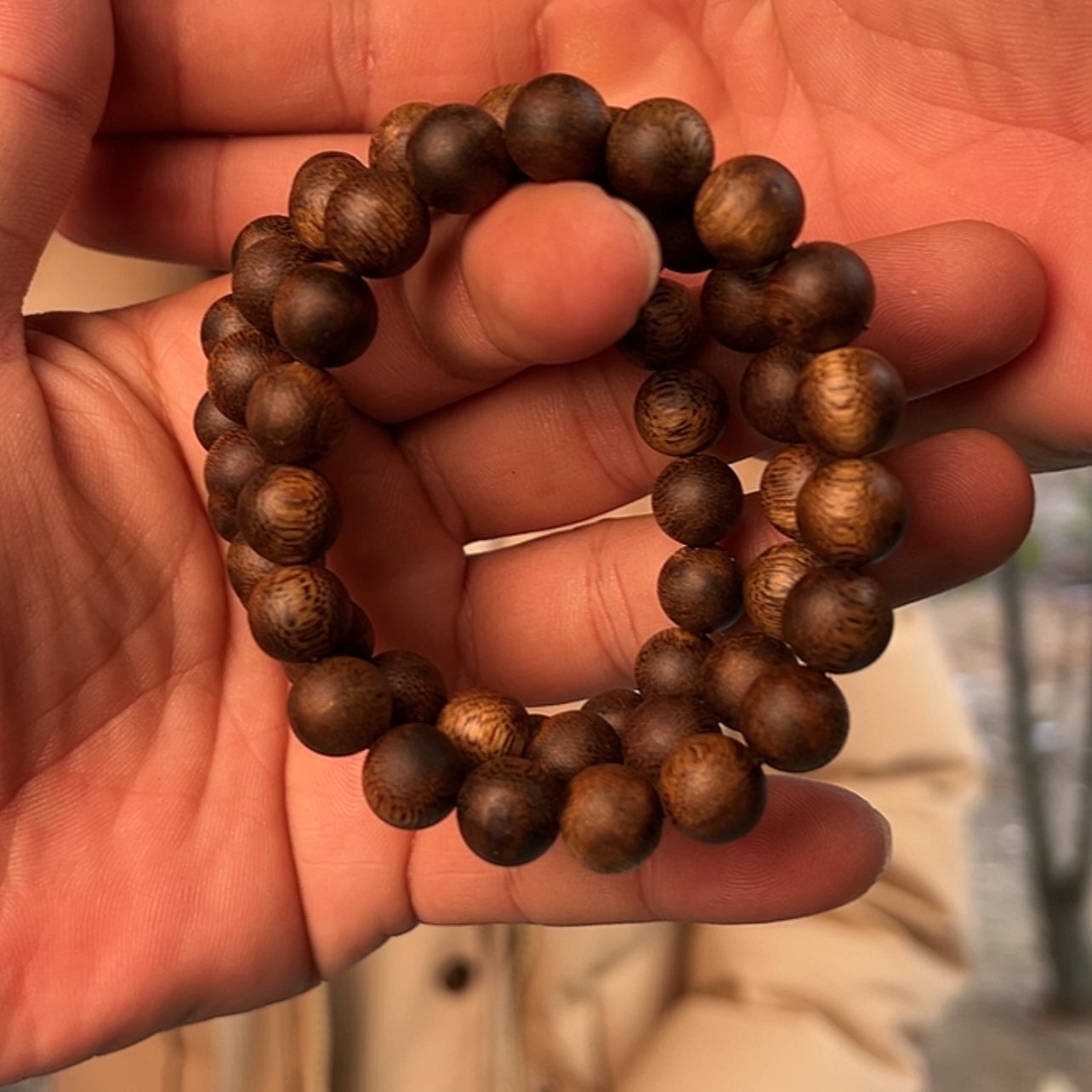 【闪购商品】沉香手串东江绿1.0/7多样性发货1条