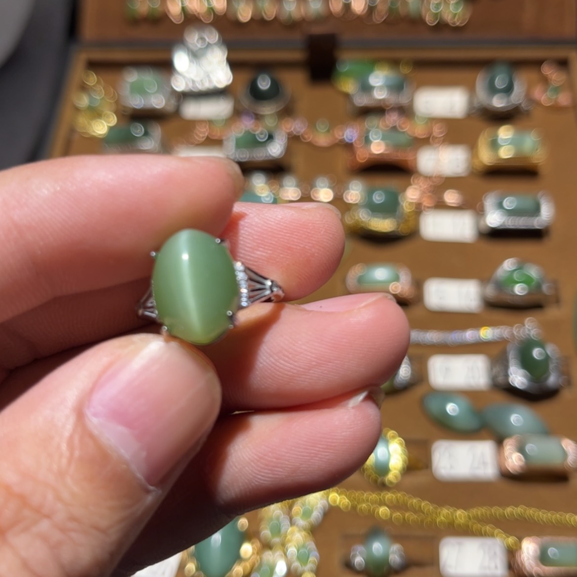 【闪购商品】和田玉戒指合金我**哥