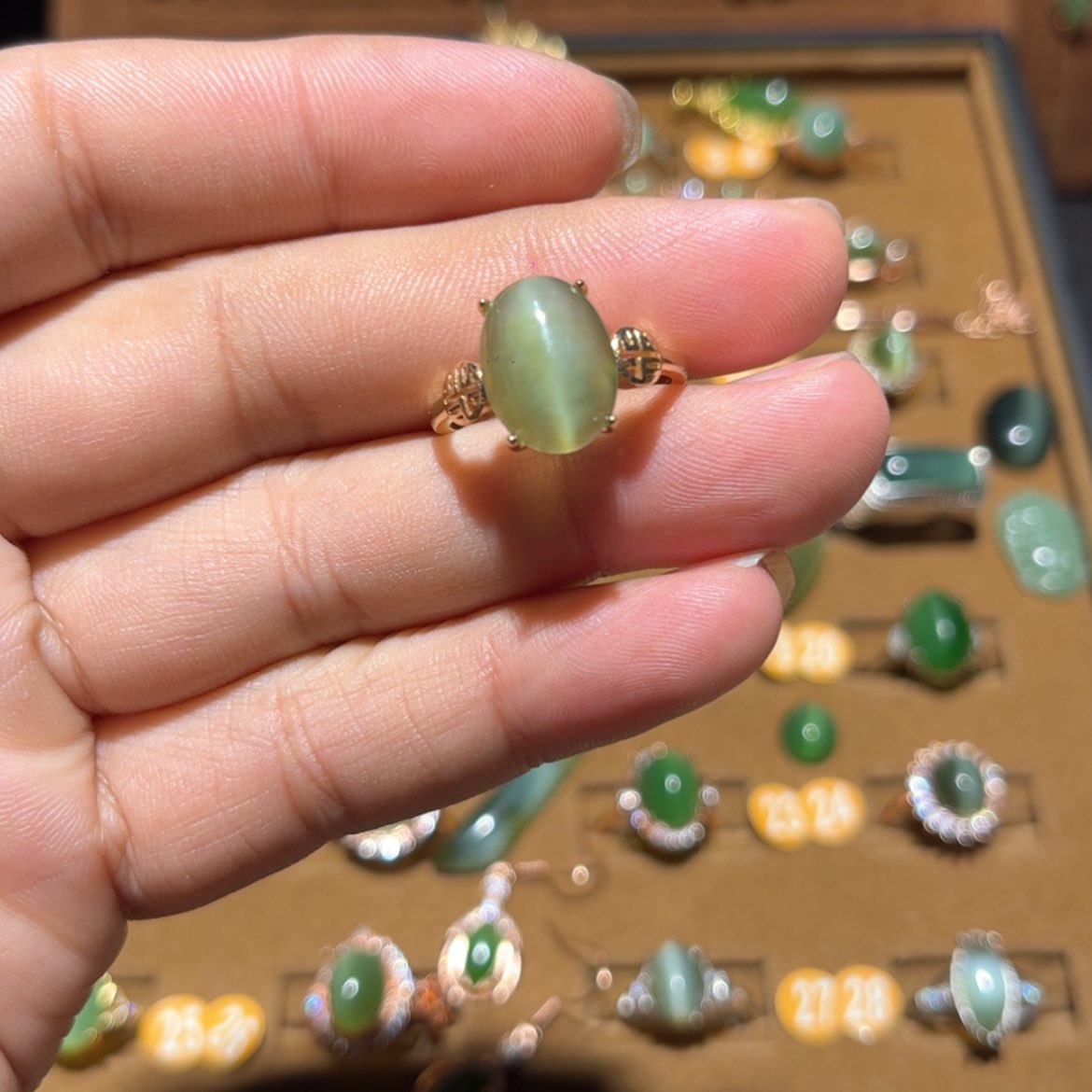 【闪购商品】和田玉戒指合金