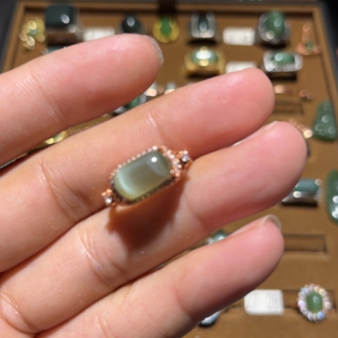 【闪购商品】和田玉戒指合金