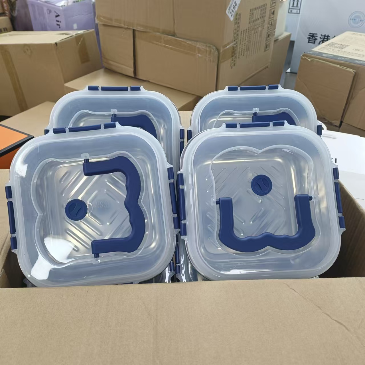 单层饭盒【小型颜色随机】【不锈钢】