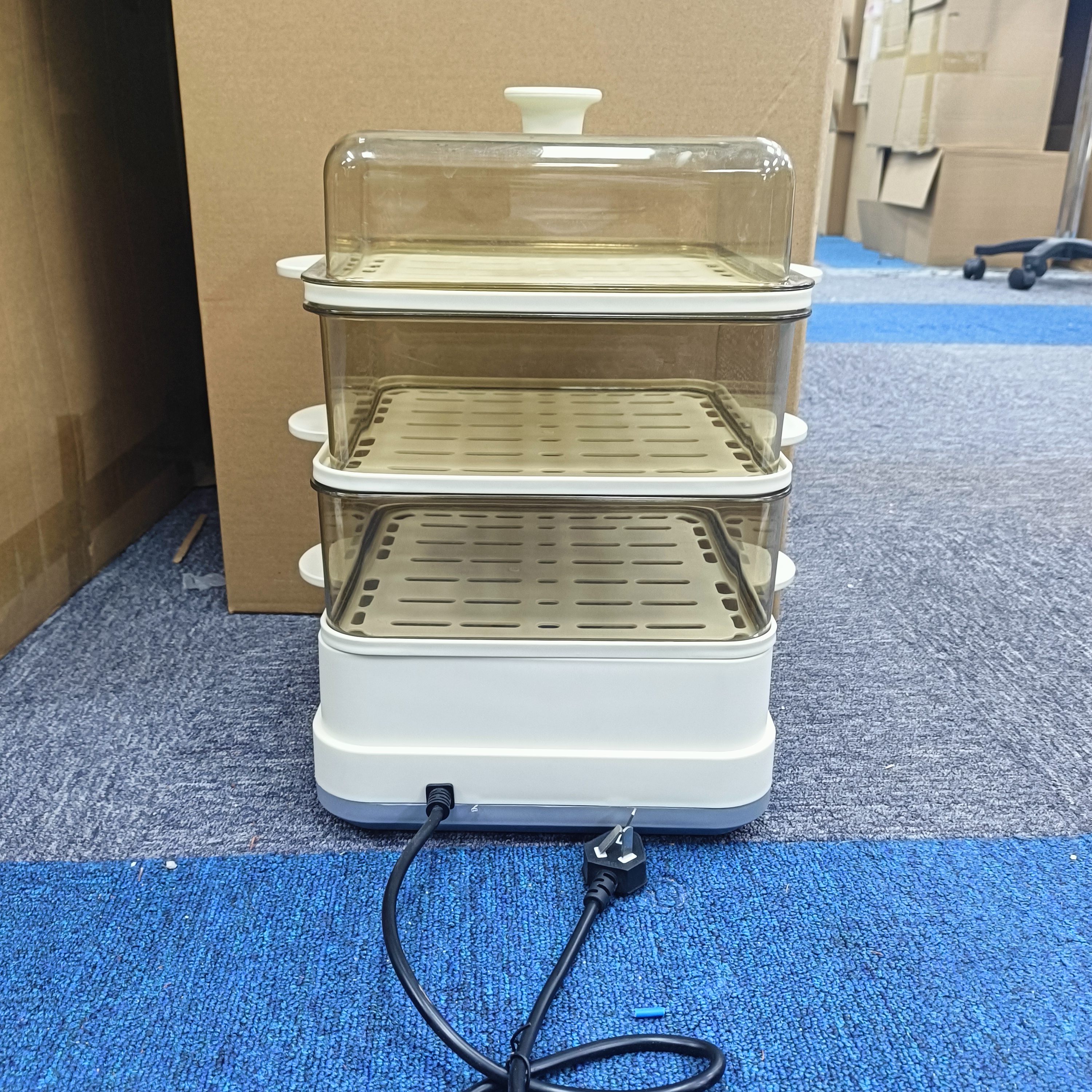 大容量可蒸三层电蒸锅