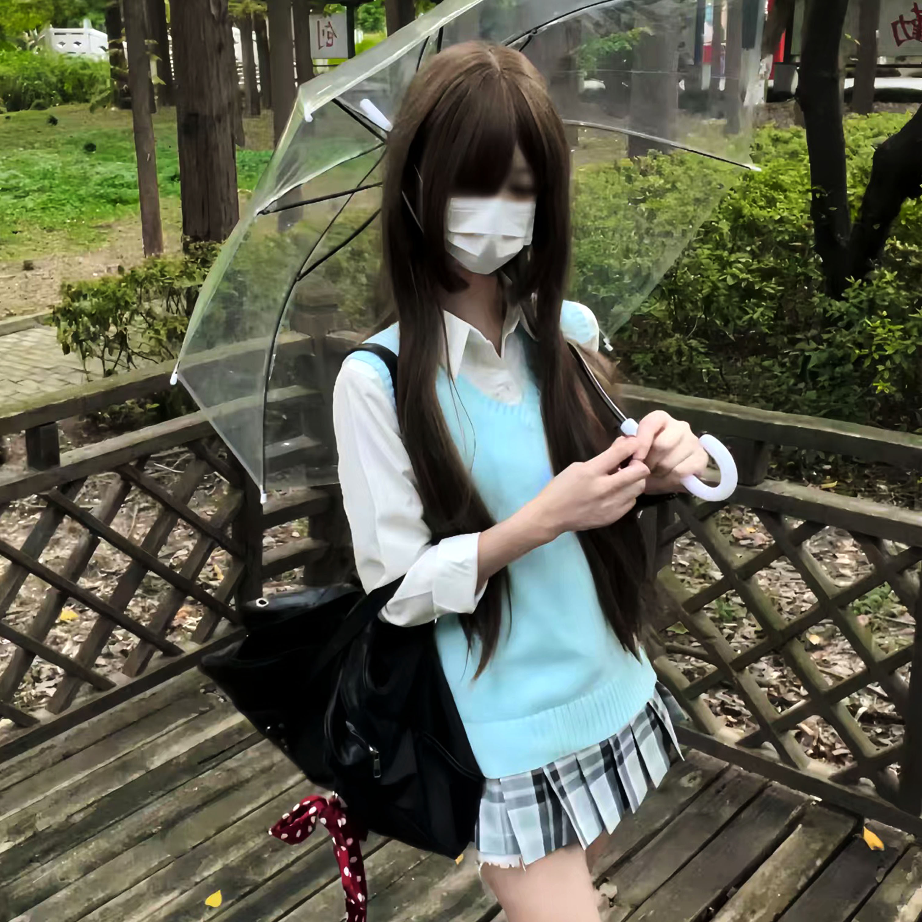 【背心马甲】麻薯jk制服V领毛衣套头保暖百搭纯色纯棉针织衫女马甲