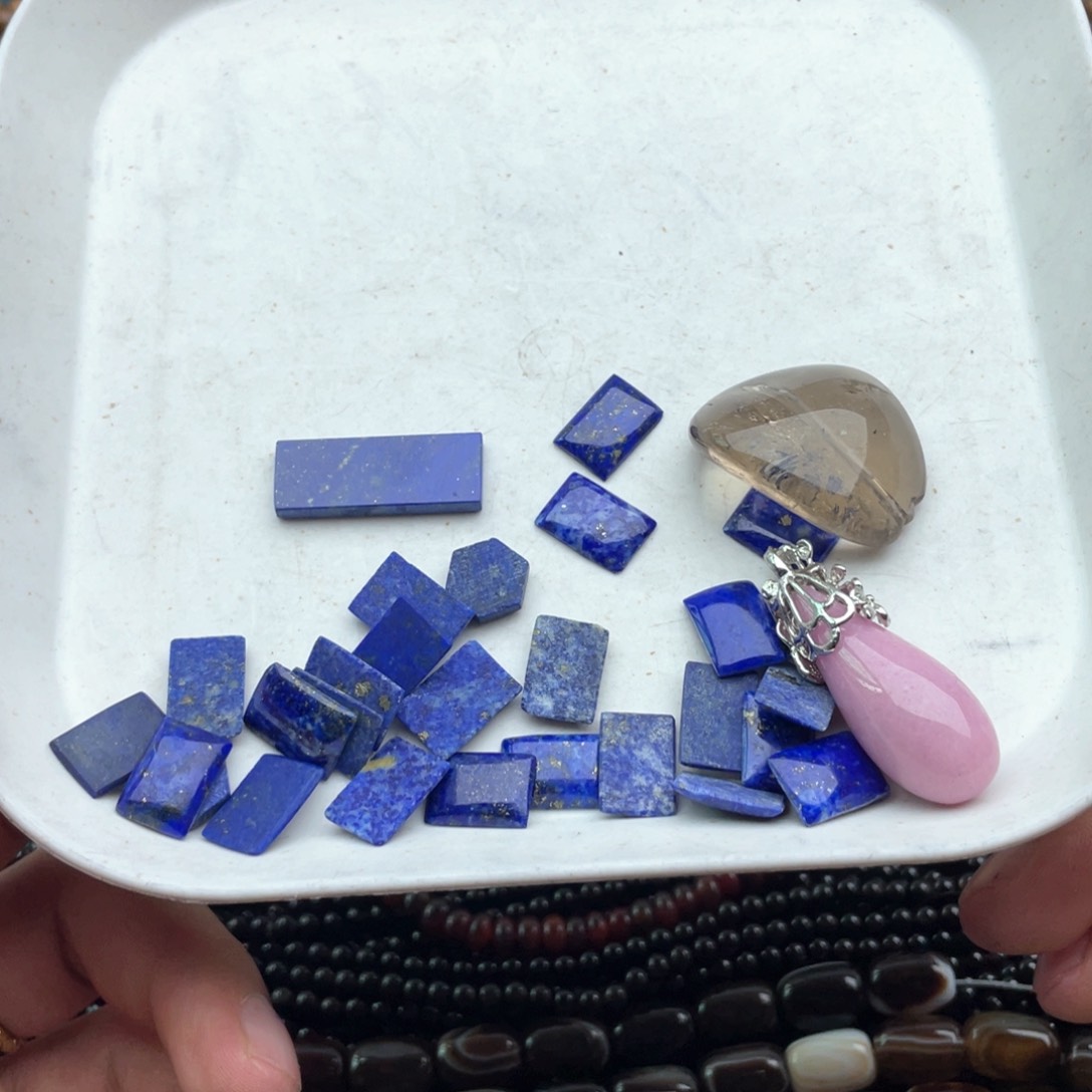 玛瑙/玉髓珠宝半成品未镶嵌打包孤品