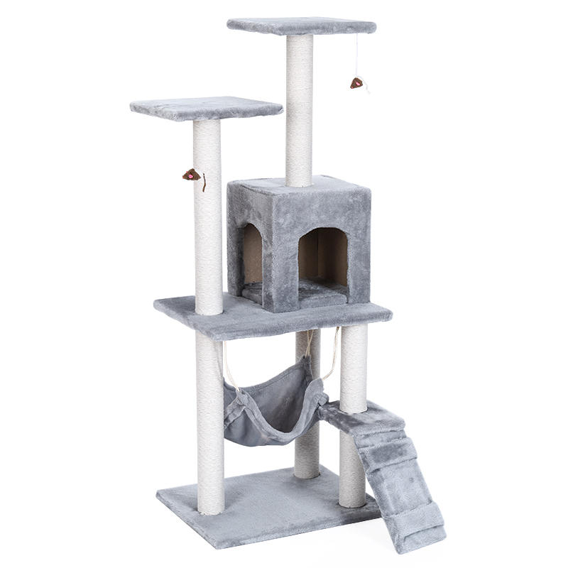 HOOPET猫爬架子猫窝猫树一体四季通用大猫专用猫咪跳台不占地家用