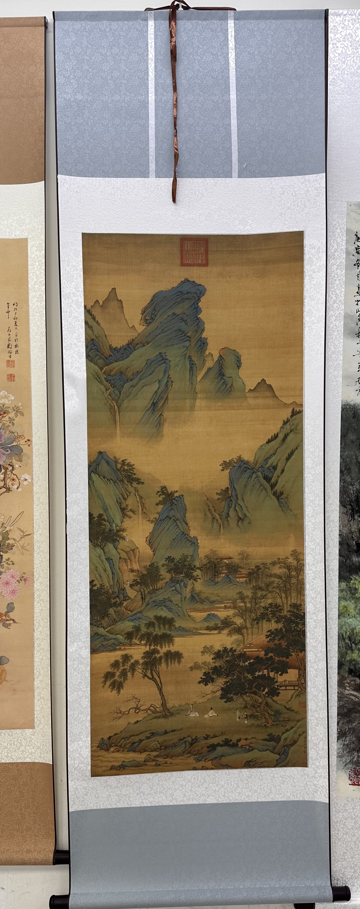 古典风格古画卷轴挂画